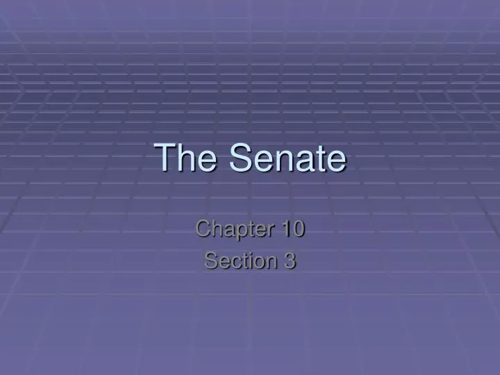 the senate