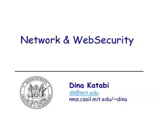 Network &amp; WebSecurity