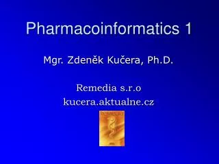 Pharmacoinformatics 1