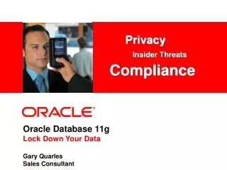 Oracle Database 11g Lock Down Your Data