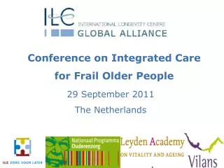 Conference on Integrated Care for Frail Older People