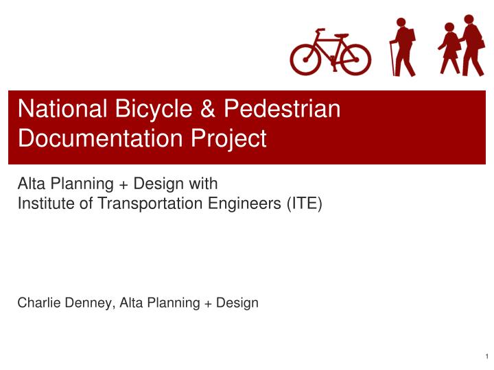 national bicycle pedestrian documentation project