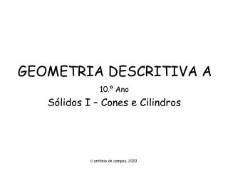 geometria descritiva a