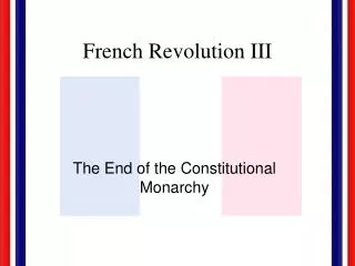 French Revolution III
