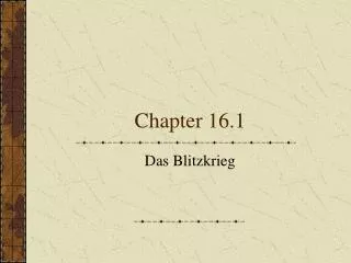 Chapter 16.1
