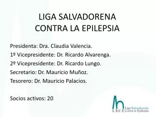 LIGA SALVADORENA CONTRA LA EPILEPSIA