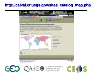 http://calval.cr.usgs.gov/sites_catalog_map.php