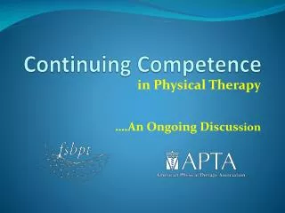 Continuing Competence