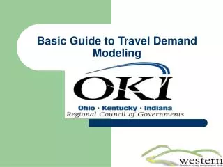 Basic Guide to Travel Demand Modeling