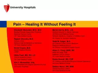 Pain – Healing It Without Feeling It