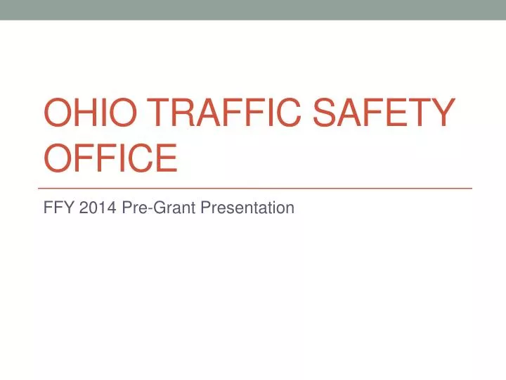 ohio traffic safety office