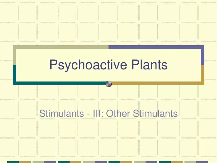 psychoactive plants