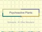 Psychoactive Plants - slide 1