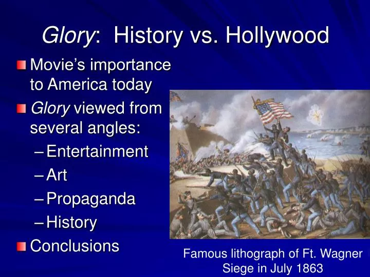 glory history vs hollywood