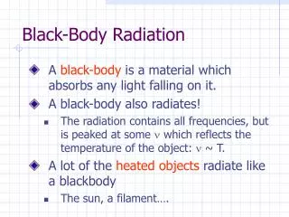 Black-Body Radiation