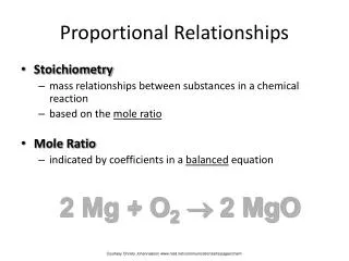 Proportional Relationships