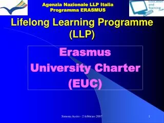 Lifelong Learning Programme (LLP)