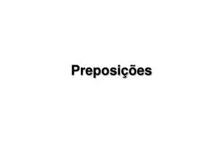 preposi es