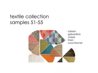 textile collection samples 51-55