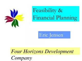 Feasibility &amp; Financial Planning