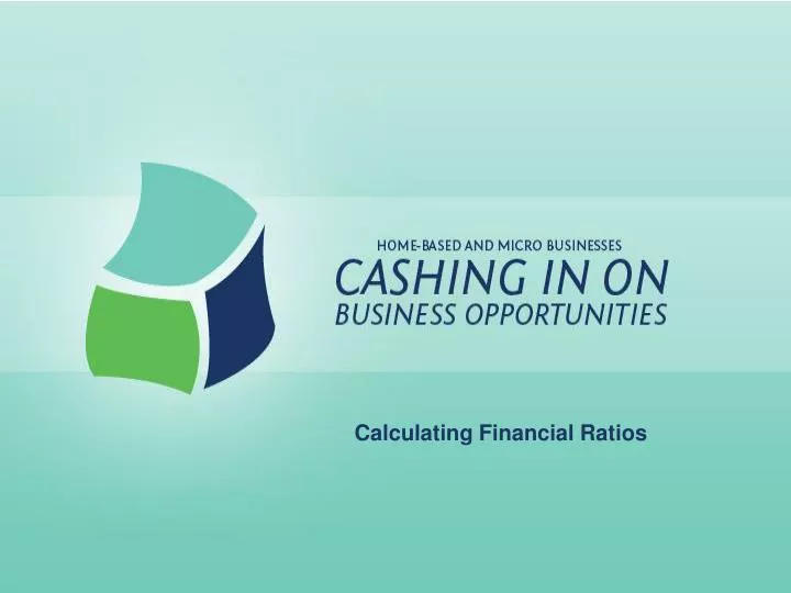 calculating financial ratios