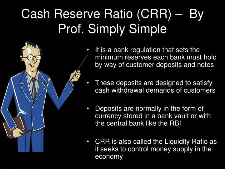 cash reserve ratio crr by prof simply simple