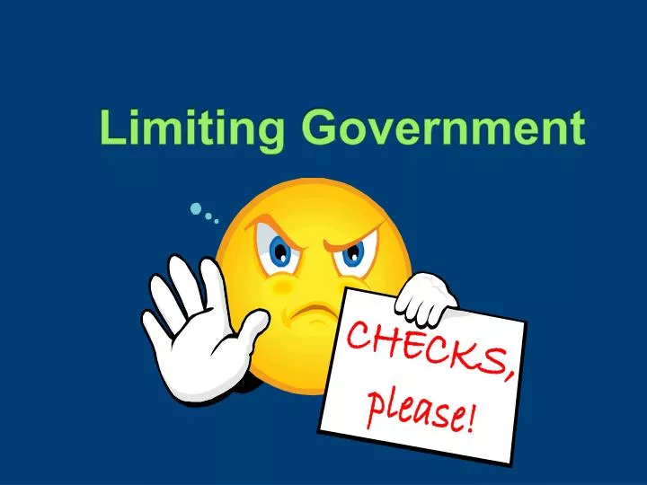 limiting government