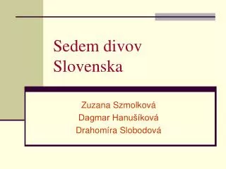 Sedem divov Slovenska