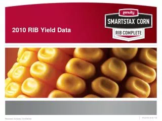 2010 RIB Yield Data