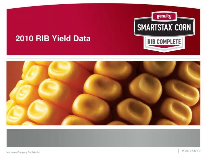 2010 rib yield data