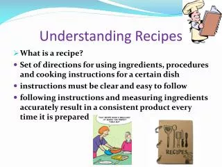Understanding Recipes