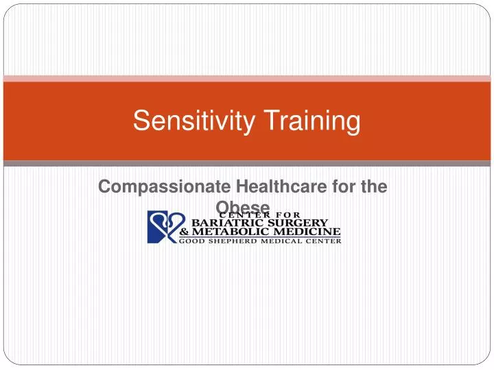 sensitivity training