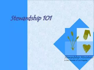 Stewardship is active – an active expression of our faith.