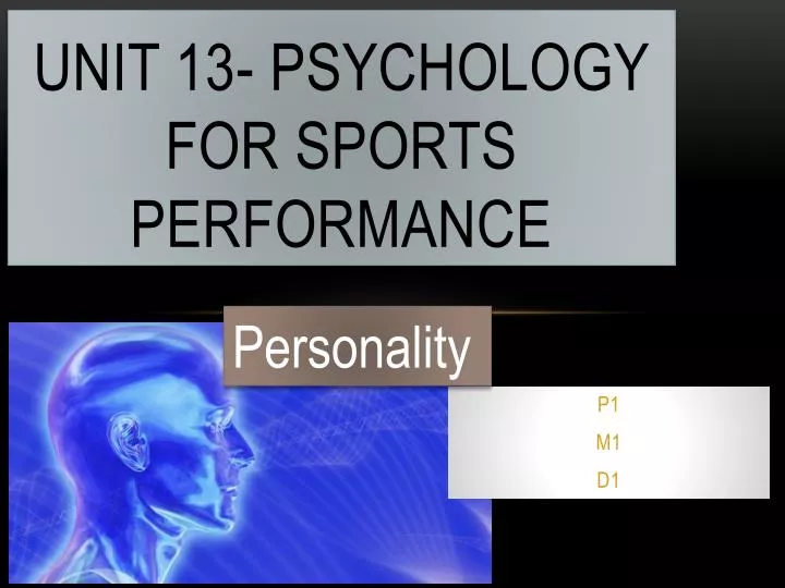 unit 13 psychology for sports performance