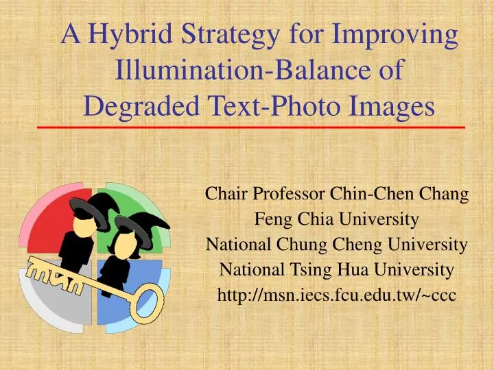 a hybrid strategy for improving illumination balance of degraded text photo images