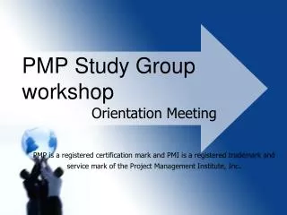 PMP Study Group workshop