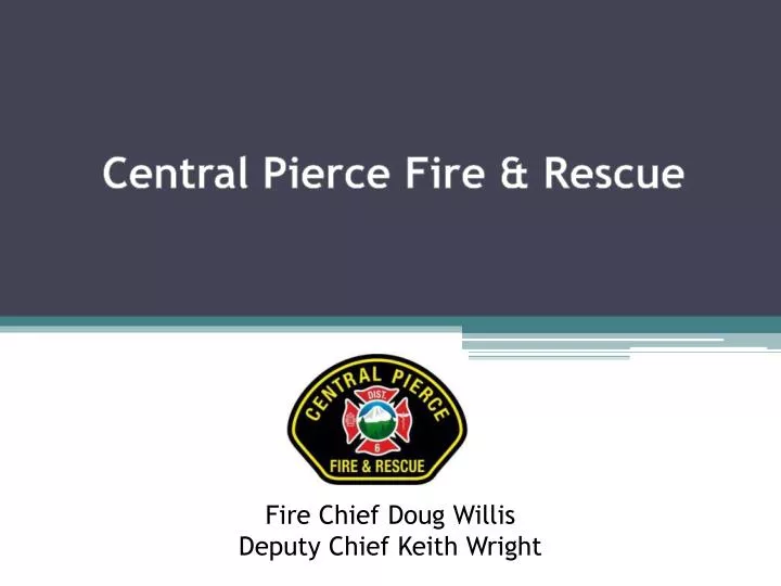 central pierce fire rescue