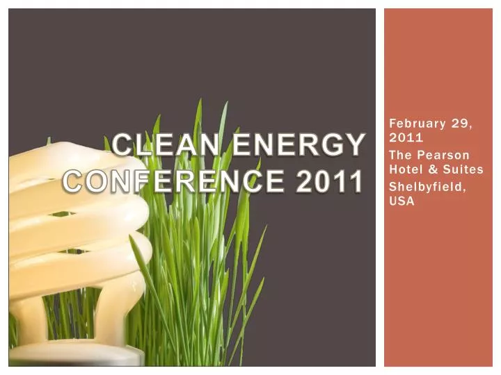 clean energy conference 2011