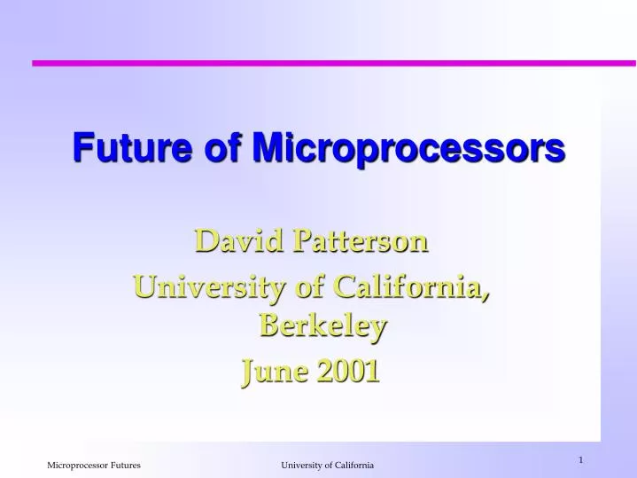 future of microprocessors
