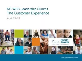 NC WSS Leadership Summit The Customer Experience