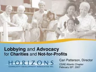 Lobbying and Advocacy for Charities and Not-for-Profits