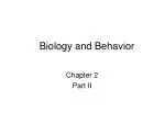 Biology and Behavior - slide 1