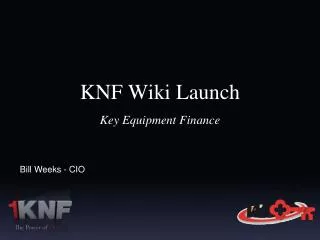 KNF Wiki Launch