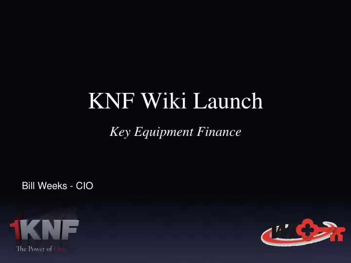 knf wiki launch