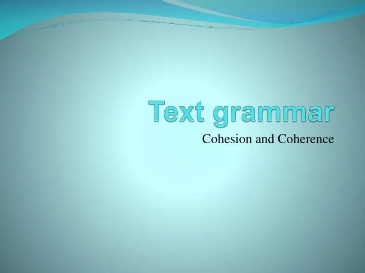 text grammar