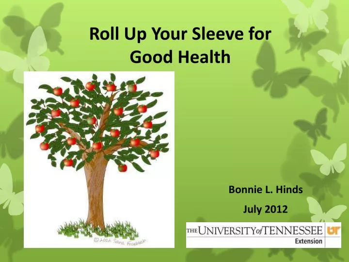 roll up your sleeve for good health
