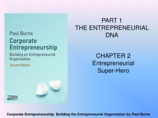 CHAPTER 2 Entrepreneurial Super-Hero