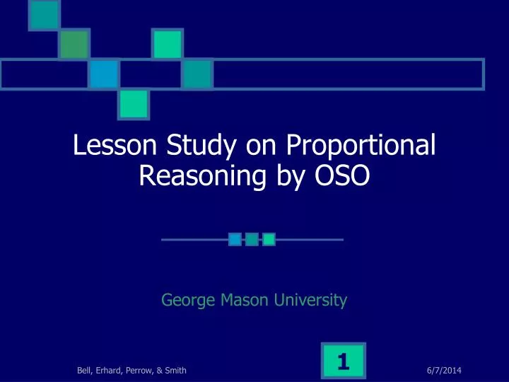 lesson study on proportional reasoning by oso