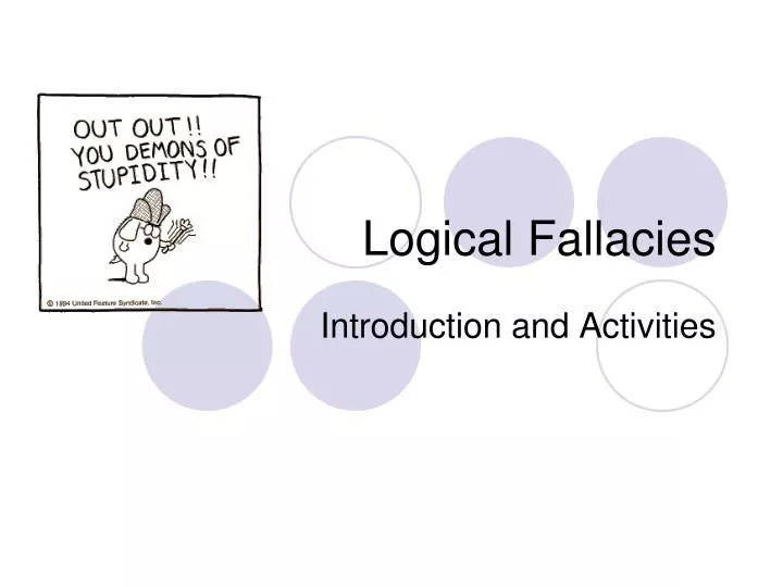 logical fallacies