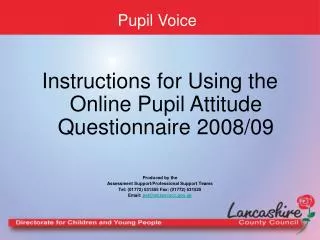 Pupil Voice